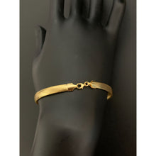 Load image into Gallery viewer, 18K Gold Bracelet Soft Bangle Mesh Flexible Size 7 inches 2.07 grams - Rafant