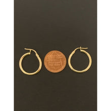 Load image into Gallery viewer, 18K Gold Earrings Hoops Loops Small 1.39 grams - Rafant