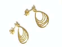Load image into Gallery viewer, 18K Gold Hoops Dangling Earrings - Rafant