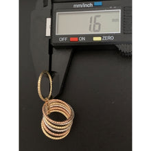 Load image into Gallery viewer, 18K Gold Ring Seven Days Tricolor Yellow White Rose 1.98 grams Size 5.75 - Rafant