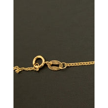 Load image into Gallery viewer, 18K Gold Necklace Chain 18 inches with Key Pendant 1.31 grams - Rafant