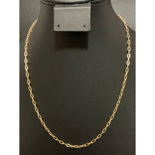 Load image into Gallery viewer, 18K Yellow Gold Necklace Chain Link 19 inches - Rafant