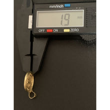 Load image into Gallery viewer, 18K Gold Pendant Round Saint Benedict Religious 1.92 grams - Rafant