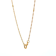 Load image into Gallery viewer, 18K Gold Necklace Chain 17.75"  Pendant Dragon Good Fortune Luck 1.51 grams - Rafant