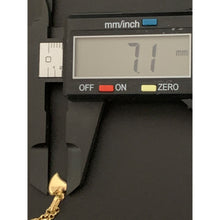 Load image into Gallery viewer, 18K Gold Bracelet Rolo Chain 7.25 inches with Heart Charm 1.45 grams - Rafant