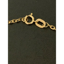 Load image into Gallery viewer, 18K Saudi Gold Necklace Chain 19.50" w/ Cross Pendant 1.73 grams - Rafant
