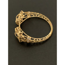 Load image into Gallery viewer, 18K Gold Ring Cubic Zirconia 1.20 grams Size 6.75 - Rafant