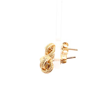 Load image into Gallery viewer, 18K Gold Earrings Knot Small - Rafant