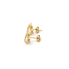 Load image into Gallery viewer, 18K Gold Earrings Stud Dolphins Small 0.66 grams - Rafant