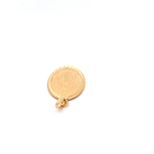 Load image into Gallery viewer, 18K Yellow Gold Pendant Mother Mary Religious 1.47 grams - Rafant