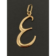 Load image into Gallery viewer, 18K Yellow Gold Pendant Letter E - Rafant