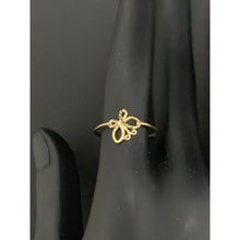 Load image into Gallery viewer, 18K Gold Ring Butterfly Size 6 Lightweight 0.87 grams - Rafant
