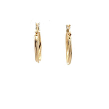 Load image into Gallery viewer, 18K Gold Earrings Hoops Loops Fine Jewelry - Rafant