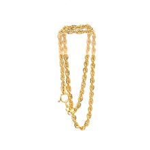 Load image into Gallery viewer, 18K Gold Bracelet Chain Rope Size 7.5 inches - Rafant