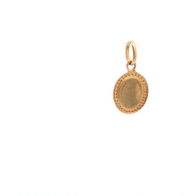 Load image into Gallery viewer, 18K Yellow Gold Pendant Oval Woman Lady 1.18 grams - Rafant
