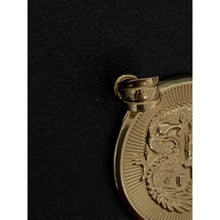 Load image into Gallery viewer, 18K Gold Pendant Round Dragon Lucky Charm 2.03 grams - Rafant