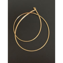 Load image into Gallery viewer, 18K Gold Necklace Omega Soft Mesh Flexible Size 17.75 inches 1.27 grams - Rafant