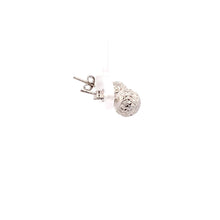 Load image into Gallery viewer, 18K White Gold Earrings Stud Balls 1.09 grams - Rafant