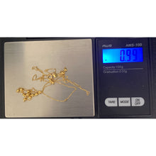 Load image into Gallery viewer, 18K Gold Necklace Beaded 18 inches 0.99 grams - Rafant