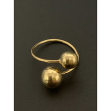 Load image into Gallery viewer, 18K Gold Ring Balls 1.57 grams Size 6.5 - Rafant