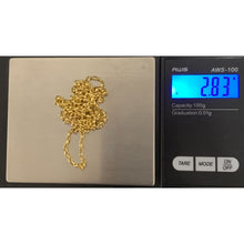 Load image into Gallery viewer, 18K Gold Necklace Chain Only 27.50 inches 2.83 grams - Rafant