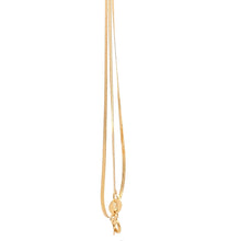Load image into Gallery viewer, 18K Yellow Gold Necklace Flat Chain 1.27 grams 18 inches - Rafant