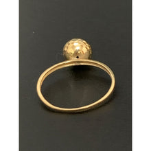 Load image into Gallery viewer, 18K Gold Ring Ball 1.88 grams Size 8 - Rafant