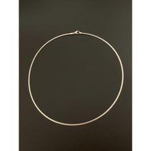 Load image into Gallery viewer, 18K Gold Necklace Chain Soft Omega 16 inches 2.44 grams 2 Tone Yellow White Gold - Rafant