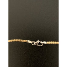 Load image into Gallery viewer, 18K Gold Necklace Soft Omega 2.79 grams 18 inches Two Tone White Gold Yellow Gold - Rafant