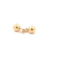 Load image into Gallery viewer, 18K Yellow Gold Earrings Stud Balls 0.90 grams - Rafant