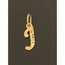 Load image into Gallery viewer, 18K Gold Pendant Charm Letter J 0.48 grams - Rafant