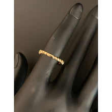Load image into Gallery viewer, 18K Gold Ring Beaded Bubble  3.02 grams Size 4.75 - Rafant