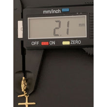 Load image into Gallery viewer, 18K Gold Pendant Anchor Ship Wheel Pendant 1.25 grams - Rafant