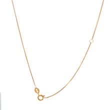 Load image into Gallery viewer, 18K Gold Necklace Chain 17.5 inches Pendant Anchor Wheel 1.29 grams - Rafant