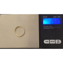 Load image into Gallery viewer, 18K Gold Ring Wedding Band Two Tone Yellow White 2.68 grams S 7.25 - Rafant