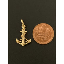 Load image into Gallery viewer, 18K Gold Pendant Anchor 1.09 grams - Rafant