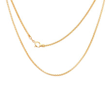 Load image into Gallery viewer, 18K Yellow Gold Necklace Chain Popcorn 17.5 inches 1.84 grams - Rafant