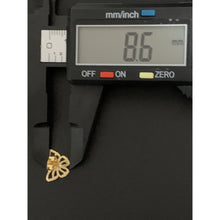 Load image into Gallery viewer, 18K Gold Earrings Pendant Butterfly 1.91 grams - Rafant