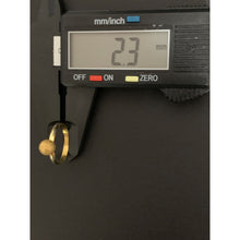 Load image into Gallery viewer, 18K Gold Ring Ball 1.59 grams Size 5.75 - Rafant