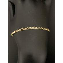 Load image into Gallery viewer, 18K Yellow Gold Bracelet Heart Link Size 7 inches 1.89 grams - Rafant
