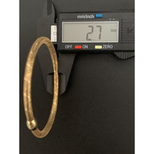 Load image into Gallery viewer, 18K Gold Bracelet Soft Mesh Flexible Stretchable Bangle S 7.25 inches 1.04 grams - Rafant