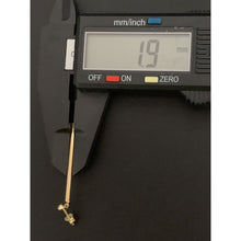 Load image into Gallery viewer, 18K Gold Earrings Posts Bars 1.05 grams - Rafant