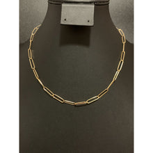 Load image into Gallery viewer, 18K Gold Necklace Paperclip 17.5 inches 2.89 grams - Rafant