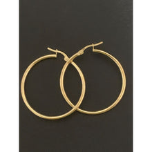 Load image into Gallery viewer, 18K Gold Earrings Hoops Loops 2.09 grams - Rafant