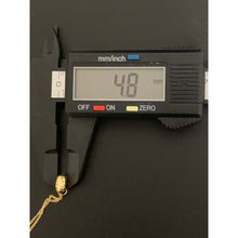 Load image into Gallery viewer, 18K Gold Necklace Chain 18 inches with Puffed Heart Pendant 1.20grams - Rafant