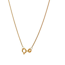 Load image into Gallery viewer, 18K Gold Necklace Chain  17.75 inches Tiny Beads Charms  Pendant 0.86 grams - Rafant