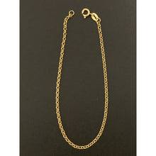 Load image into Gallery viewer, 18K Gold Bracelet Rolo Link Chain 7.5 inches 1.06 grams - Rafant