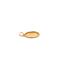 Load image into Gallery viewer, 18K Yellow Gold Pendant Mother Mary Religious Oval 0.61 grams Small - Rafant