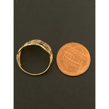 Load image into Gallery viewer, 18K Gold Ring Tricolor White Yellow Rose Gold 2.15 grams Size 7 - Rafant
