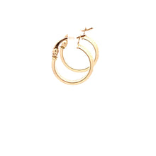 Load image into Gallery viewer, 18K Yellow Gold Earrings Hoops Small 1.04 grams - Rafant